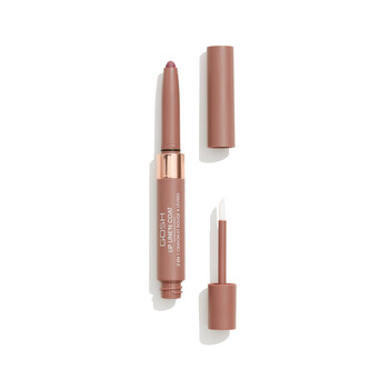 Gosh Lip Linen Coat Labial 2 En 1 002-Burnt Cinnamon