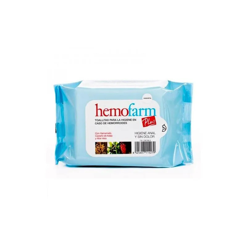 Lingettes Humides Hemofarm Plus - Fraîcheur Instantanée | Kermatone