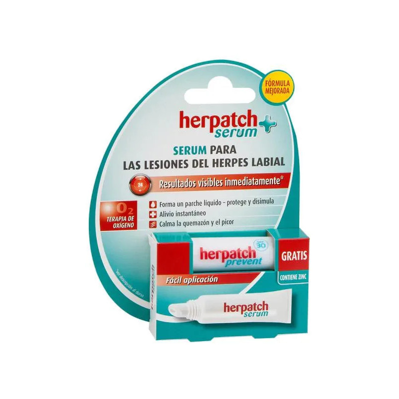 Sérum Préventif Herpatch 5ml & Baume Labial 4,8g - Kermatone