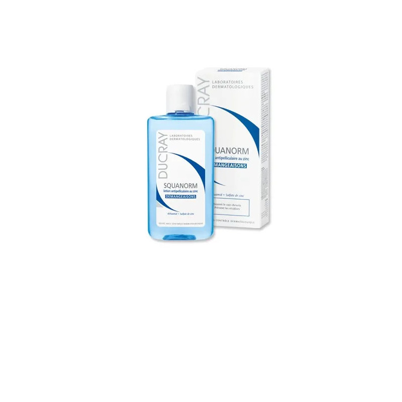 Ducray Squanorm Lotion 200ml - Anti-Pelliculaire Efficace | Kermatone