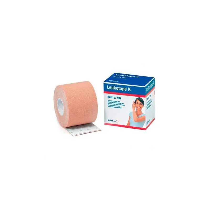 Bande Adhesive Elastique Leukotape K Rose - Confort Optimal avec Kermatone