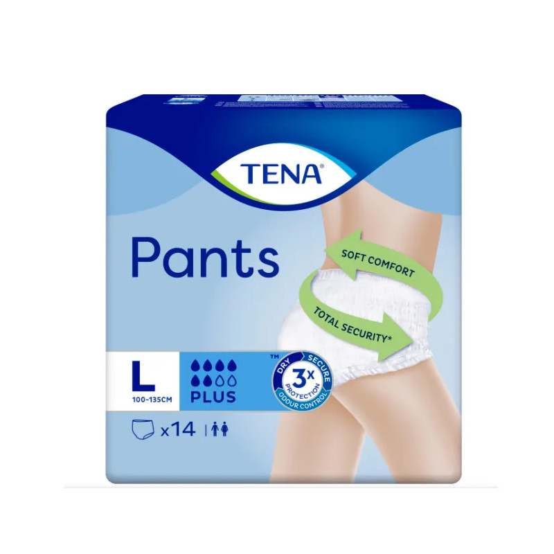 Tena Pants Plus Taille L - Confort et Protection | Kermatone