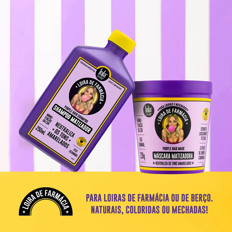 Lola Cosmetics Loira De Farmácia - Masque Matizant 230ml