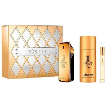 Paco Rabanne 1 Million Eau De Toilette 100ml + Déodorant 150ml + Eau De Toilette 10ml