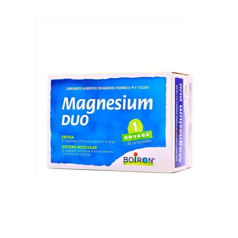 Boiron Magnesium Duo 80 Tablettes - Détente et Vitalité | Kermatone