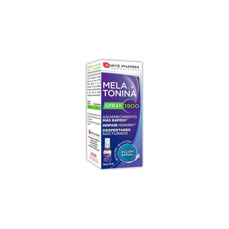 Forté Pharma Melatonina Spray 1900 - Sommeil Réparateur | Kermatone