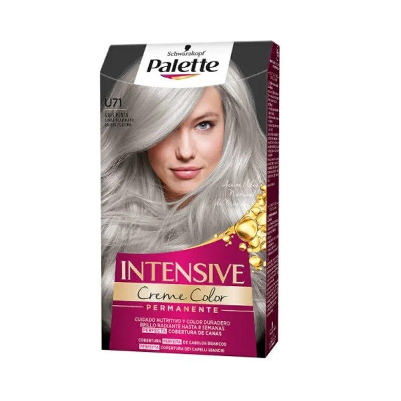 Schwarzkopf Palette U71 Grey Silver - Coloration Crème Kermatone