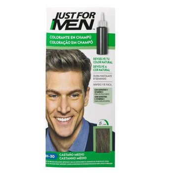 Just For Men Shampooing Colorant Brun Moyen - Kermatone