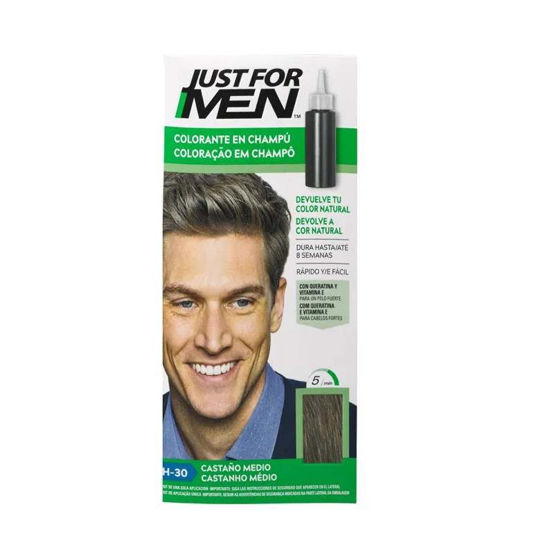 Just For Men Shampooing Colorant Brun Moyen - Kermatone