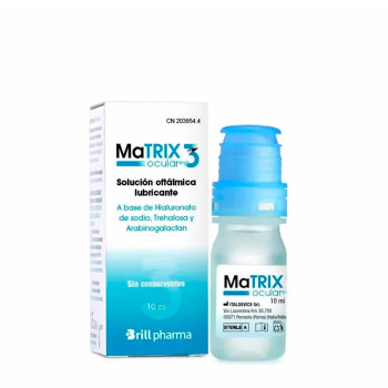 Matrix Ocular Gouttes Ophtalmiques 10ml - Soulagement Instantané Kermatone