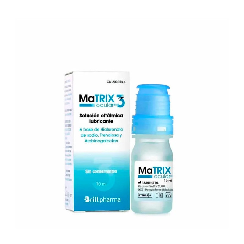 Matrix Ocular Gouttes Ophtalmiques 10ml - Soulagement Instantané Kermatone