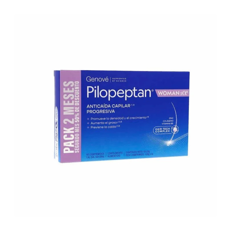 Pilopeptan Woman 5 Alpha - Anti-chute cheveux femme | Kermatone
