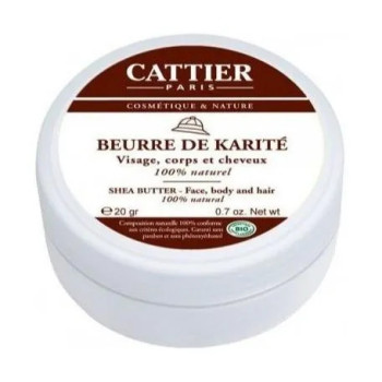 Manteca De Karite Cattier 20g - Hydratation Intense | Kermatone