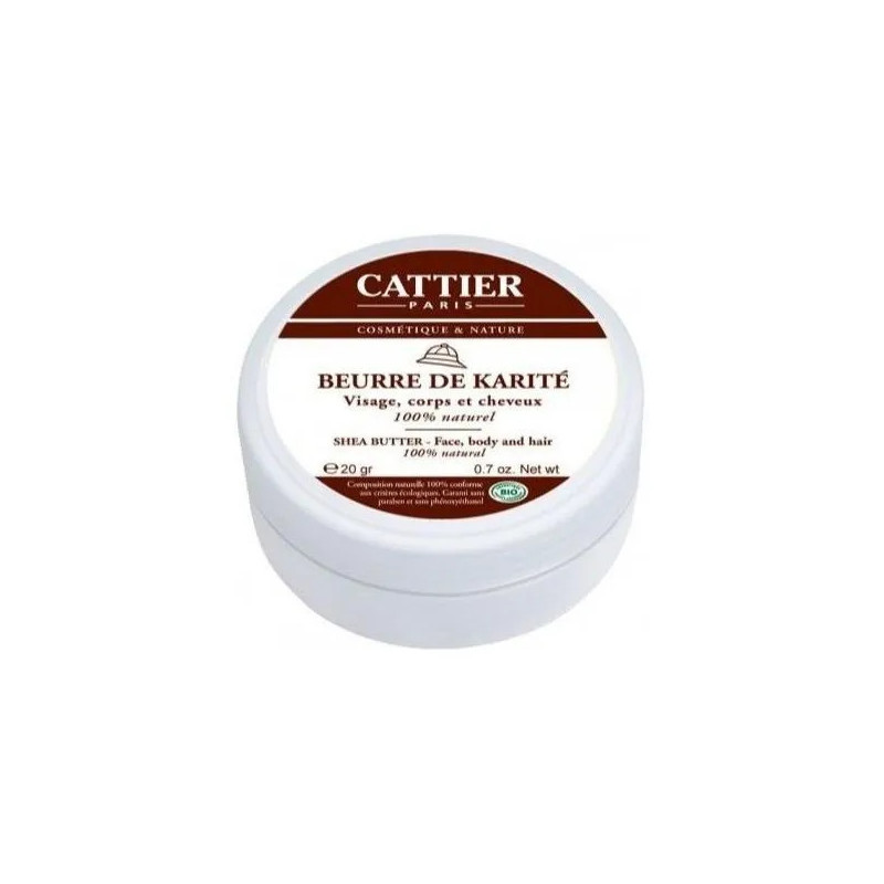 Manteca De Karite Cattier 20g - Hydratation Intense | Kermatone