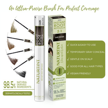 Naturtint Retouche Racines Instantanée 2 En 1 - Brun Foncé 10ml