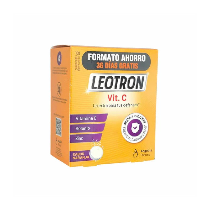 Leotron Vitamine C 72+36 Comprimés Effervescents - Kermatone