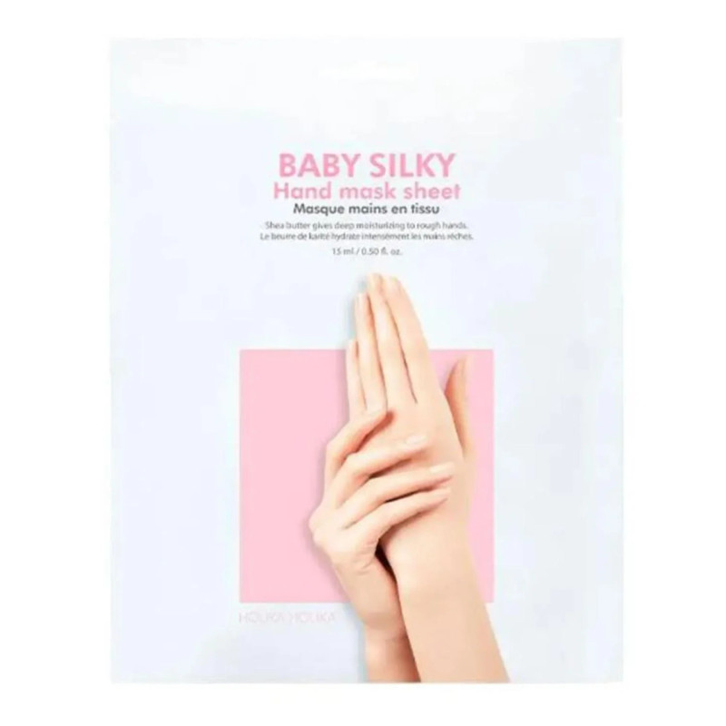 Holika Baby Silky Hand Mask Sheet - Soin Hydratant pour Mains | Kermatone