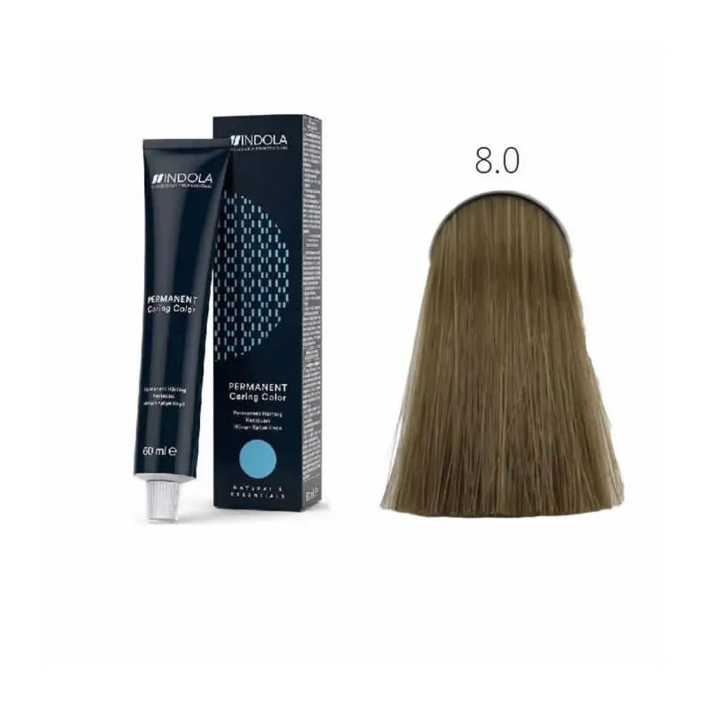 Indola Permanent Caring Color 8.0 - Coloration Durable Kermatone