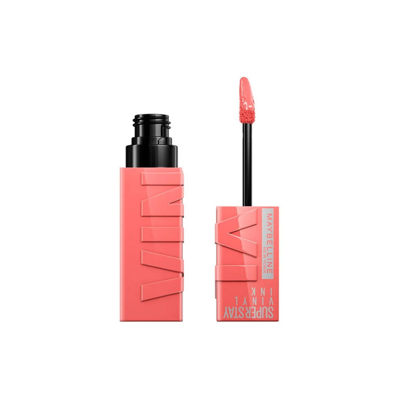 Maybelline Superstay Vinyl Ink Charmed - Rouge à Lèvres Longue Tenue Kermatone