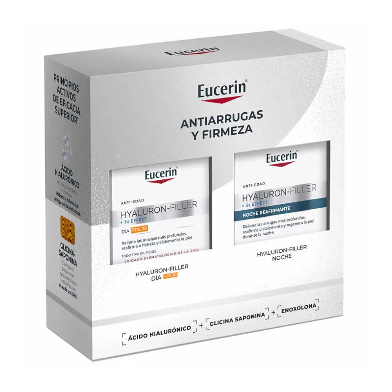 Eucerin Hyaluron Filler X3 Effect Day Cream Spf30 50ml Coffret 2 Produits