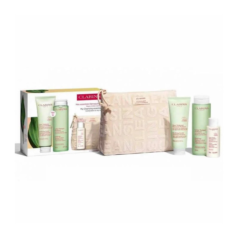 Clarins Purifying Gentle Foaming Cleanser 125ml Coffret 3 Produits