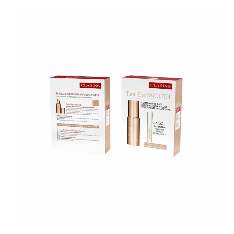 Clarins Total Eye Smooth 15ml - Regard Éclatant avec Kermatone