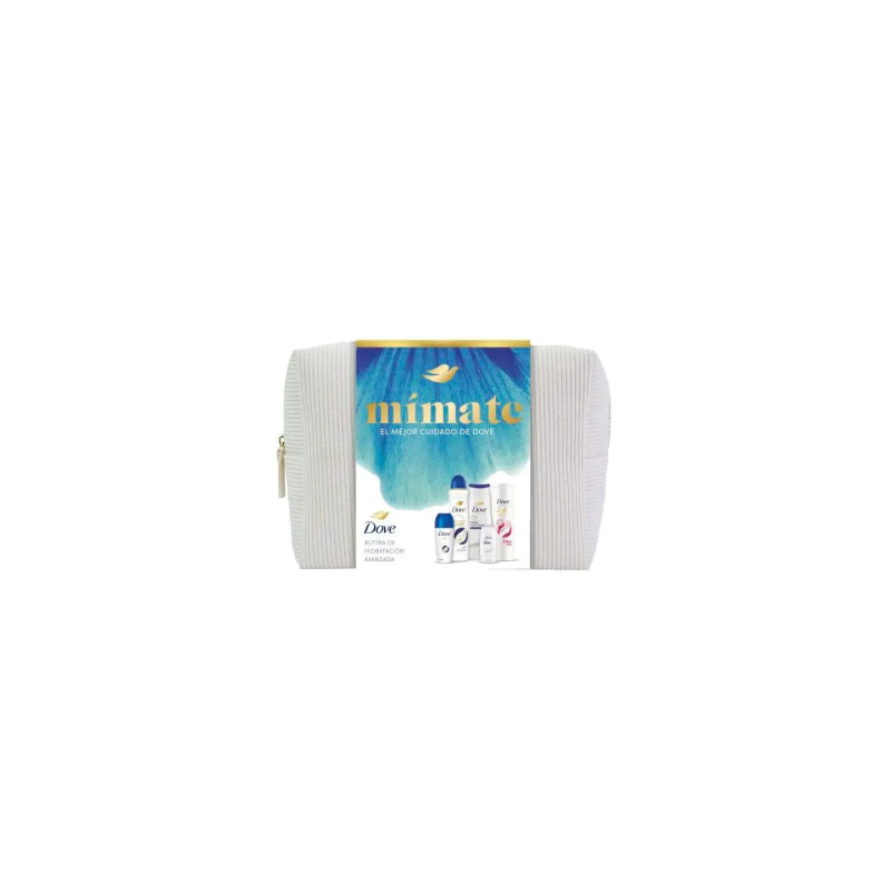 Dove Neceser Mimate 5 Piezas- Body Intensivo 250ml Desodorante Roll-On 50ml