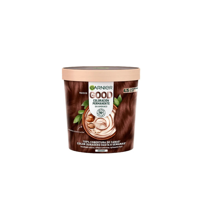 Garnier Good Coloración Permanente 4,15 Castaño Glacé - Kermatone