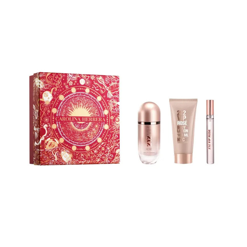 Carolina Herrera 212 Vip Rose Eau De Parfum 80ml Coffret Noël 2023