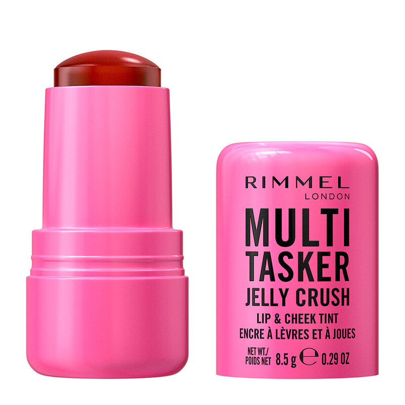 Rimmel London Multitasker Jelly Crush - Blush et Rouge à Lèvres en Stick 100-Pink Dash