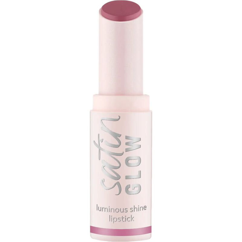 Essence Cosmetics Satin Glow - Rouge à Lèvres Brillant Lumineux 04-Lets Get Mauvin