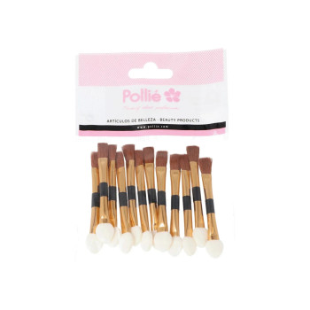Eurostil Pack Pinceles Aplicadores Sombra Con Esponja 1un