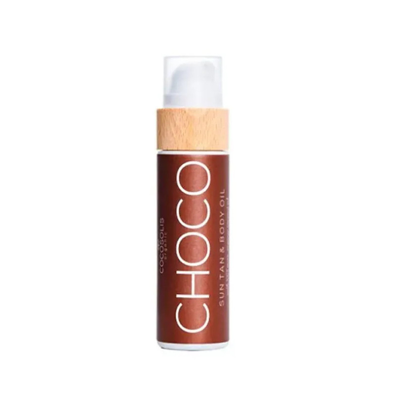 Cocosolis Choco Sun Tan & Body Oil 110ml - Bronzage Doré | Kermatone