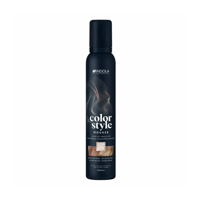 Indola Color Style Mousse Beige Blonde - Éclat & Brillance | Kermatone