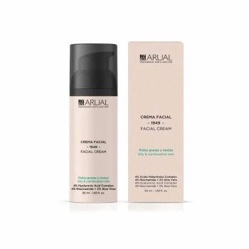 Crème Faciale Arual 50ml - Hydratante & Régulatrice | Kermatone