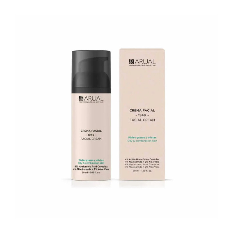 Crème Faciale Arual 50ml - Hydratante & Régulatrice | Kermatone