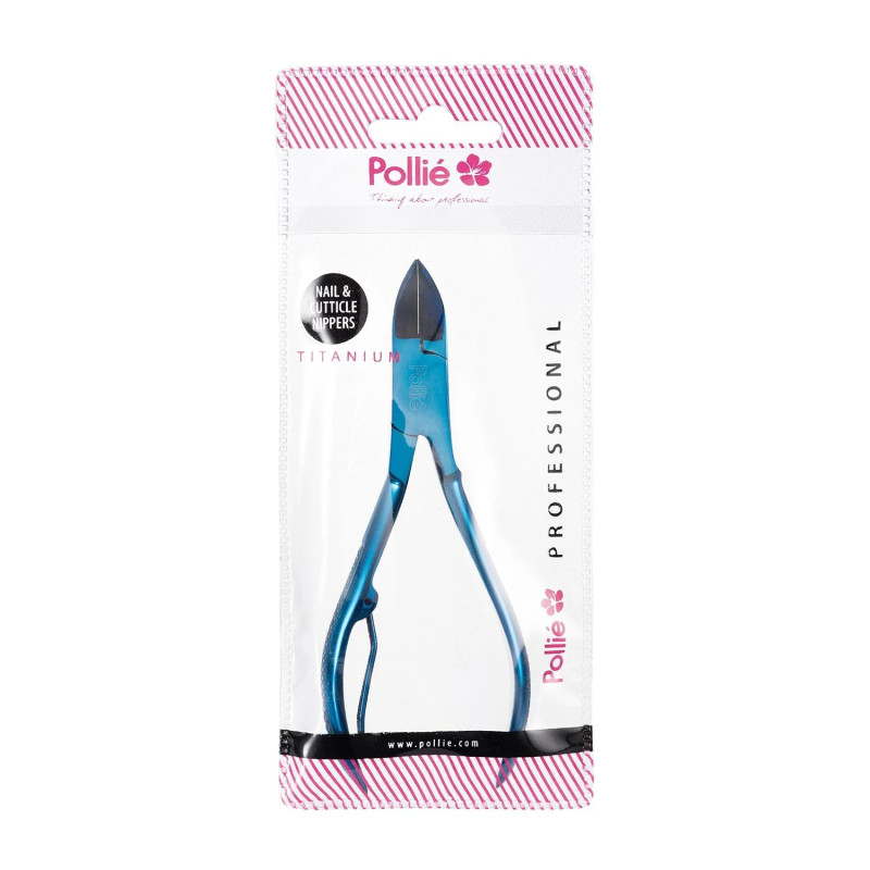 Corta-Uñas Eurostil Titanio Bleu 11cm