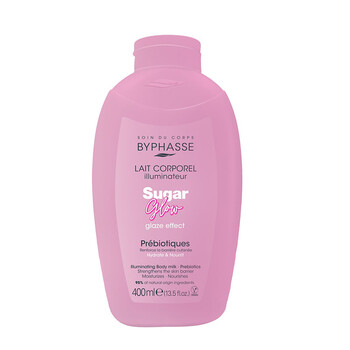 Byphasse Sugar Glow - Lait Corporel Illuminant aux Prébiotiques 400ml
