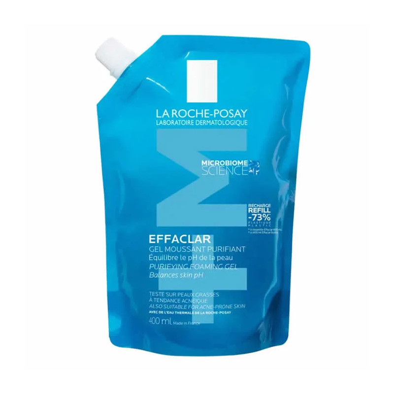 La Roche Posay Effaclar Gel Moussant Purifiant 400ml Recharge