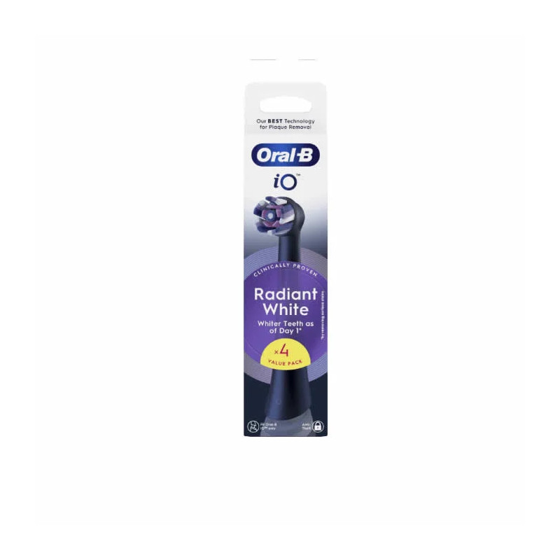 Oral-B iO Radiant White Replacement Heads 4 Pack