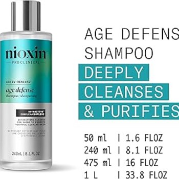 Nioxin Age Defense Shampoo - Anti-âge et Purifiant