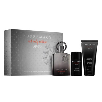 Afnan Supremacy Not Only Intense - Eau de Parfum 100ml, Gel de Bain 100ml, Déodorant Stick 75ml