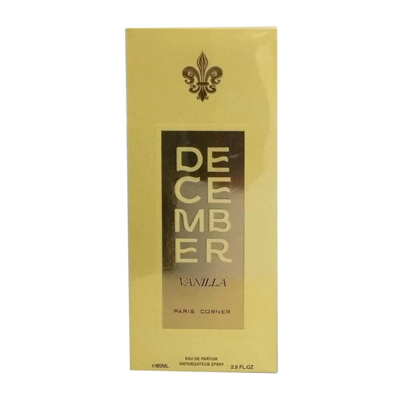 Paris Corner December Vanilla Eau De Parfum - Kermatone