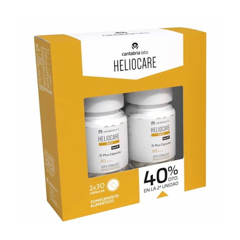 Heliocare 360 D Plus Cápsulas 2x30 Capsules