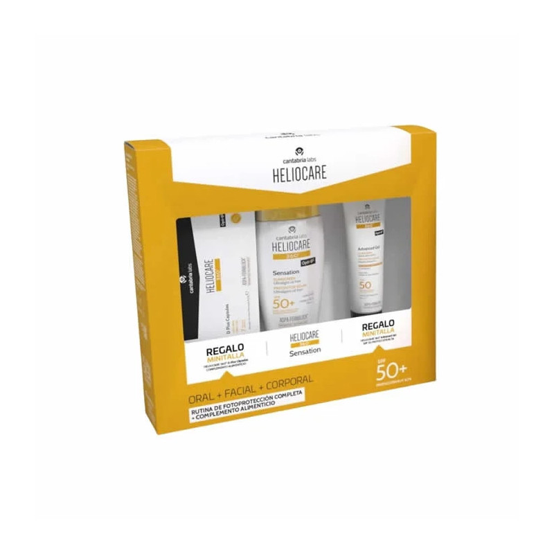 Heliocare 360 Opti D Sensation Ultra Light Oil Free SPF50 - Coffret 2 Produits