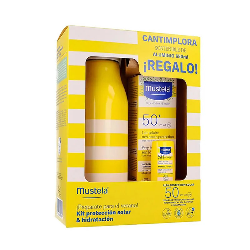 Mustela Coffret Lait Solaire SPF50+ 100ml - Protection Enfant | Kermatone
