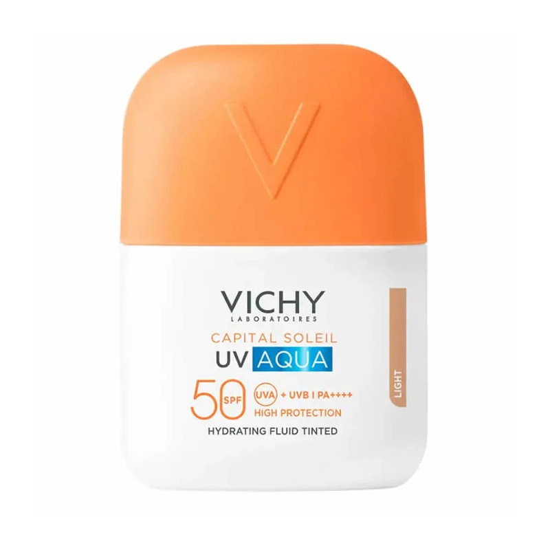 Vichy Capital Soleil UV Aqua Hydrating Fluid Tinted Spf50+ 50ml Light
