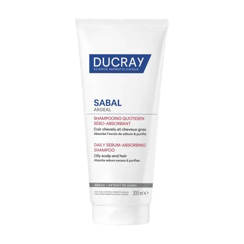 Shampoing Ducray Sabal Argeal 200ml - Régule le Sébum | Kermatone