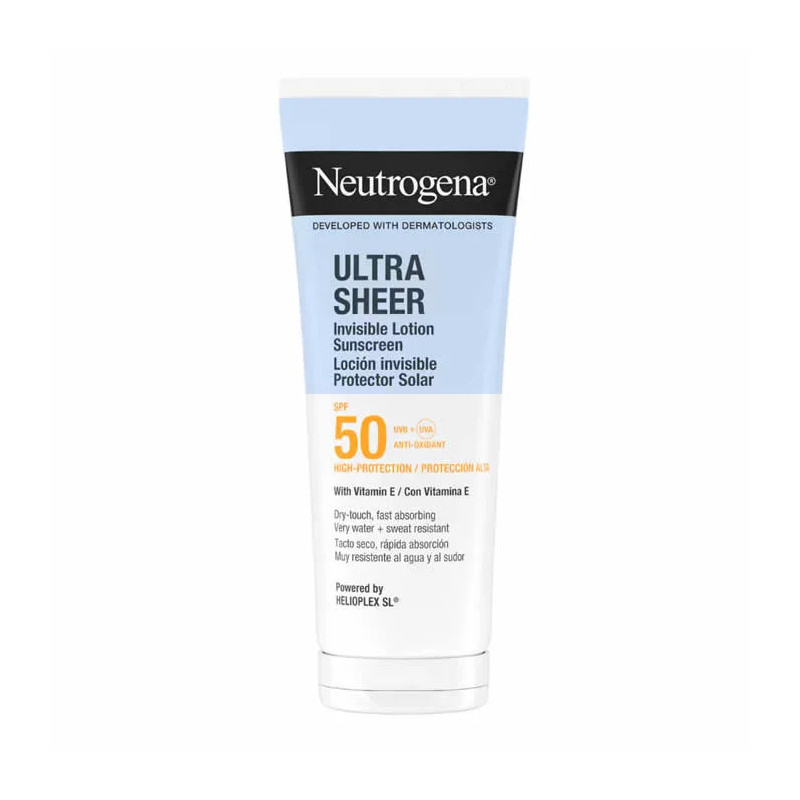 Neutrogena Ultra Sheer Loción Invisible Lotion Suscreen Spf50 200ml