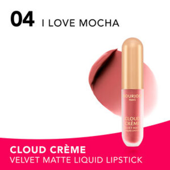 Bourjois Cloud Crème Edition Velvet - Rouge à Lèvres Mat 04 I Love Mocha